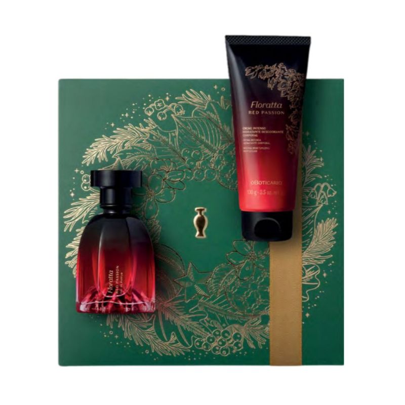 KIT PRESENTE FLORATTA RED PASSION (2 ITENS)
